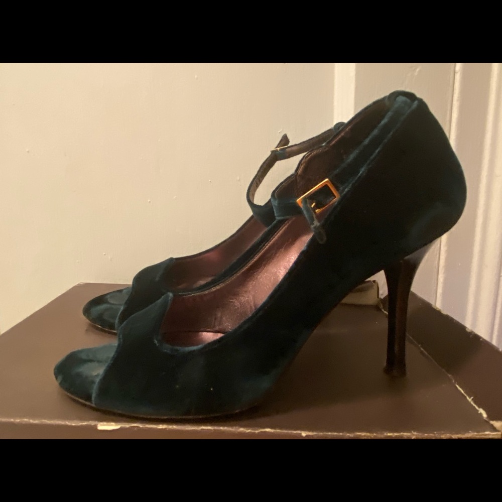 Celine Velvet Pumps